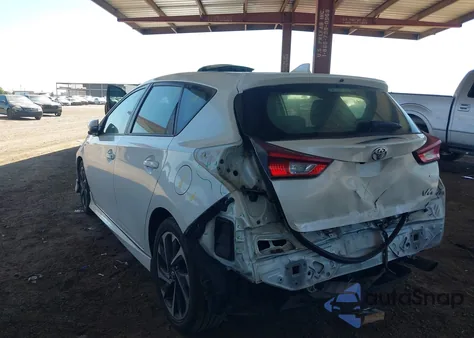 2018 Toyota Corolla Im из США, поврежденный, VIN JTNKARJE1JJ572139